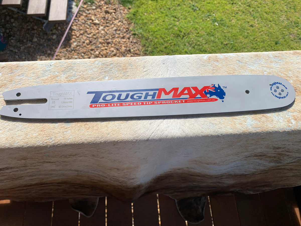 Sprocket nose laminated chainsaw guide bar, clearance stock