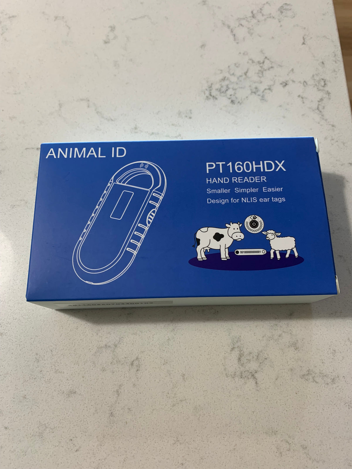 FOFIA PT160 hand reader box, designed for NLIS ear tags