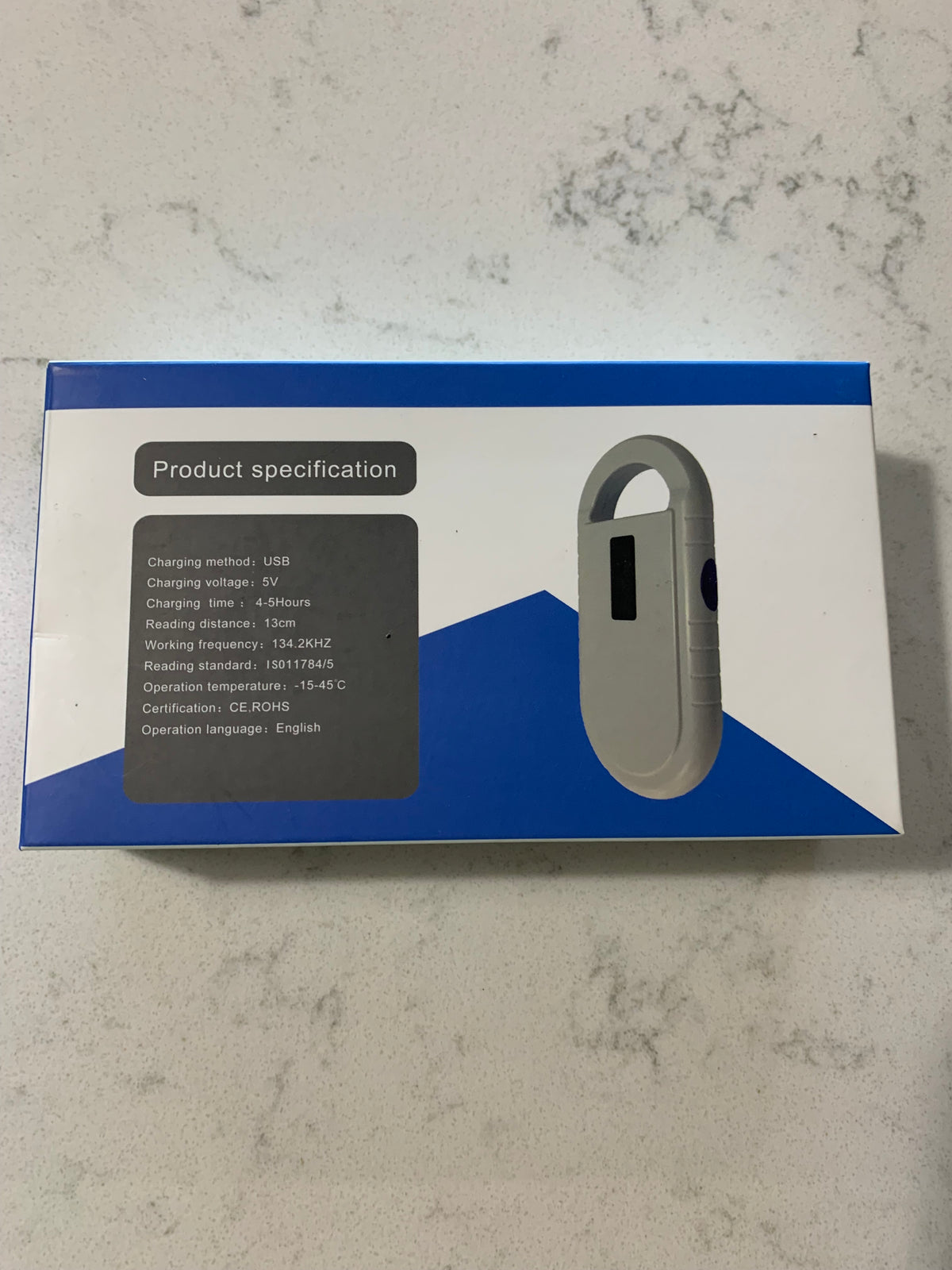 FOFIA PT160 pocket reader specifications panel