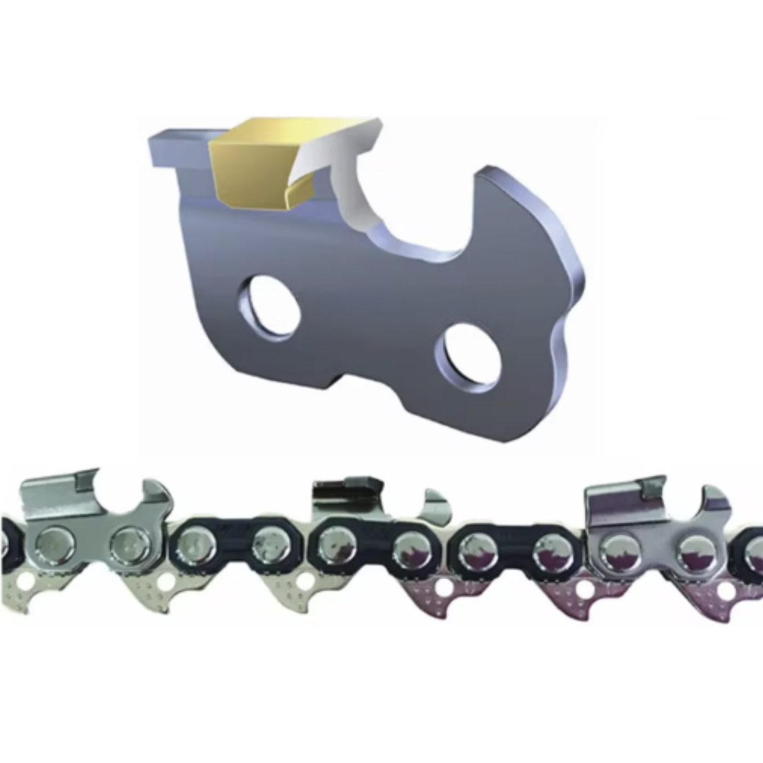Tungsten carbide tipped chainsaw chain 3/8 .050 gauge - image 1