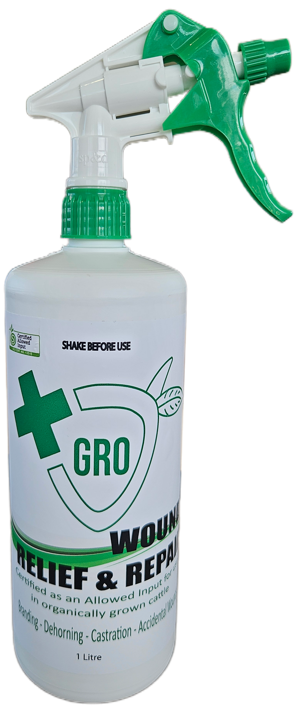 GRO Wound Relief and Repair- Dehorning & Castration | Farm & Acre Co
