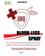 GRO Blood-Less Spray | Dehorning and Castration Wound Spray | Farm & Acre Co