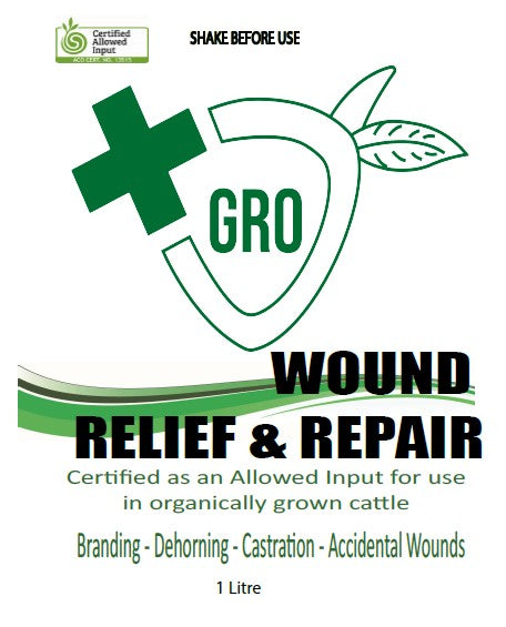 GRO Wound Relief and Repair- Dehorning & Castration | Farm & Acre Co