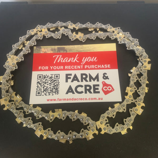 Buy 1 Get 1 FREE –Tungsten Chainsaw Chain | 3/8 .063 | Toughmax GOLDSTRIKE - Farm & Acre Co
