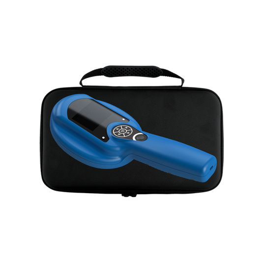 Leader GPScanID 80 RFID reader in its carry case