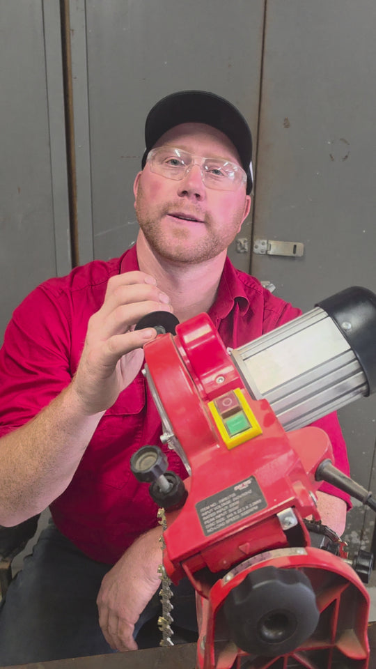Bench grinder demo