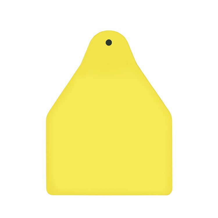 Shearwell BOS male tag, Large, Yellow, blank