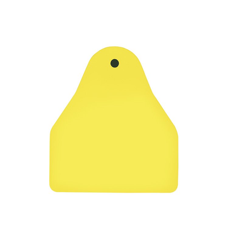 Shearwell BOS male tag, Small, Yellow, blank