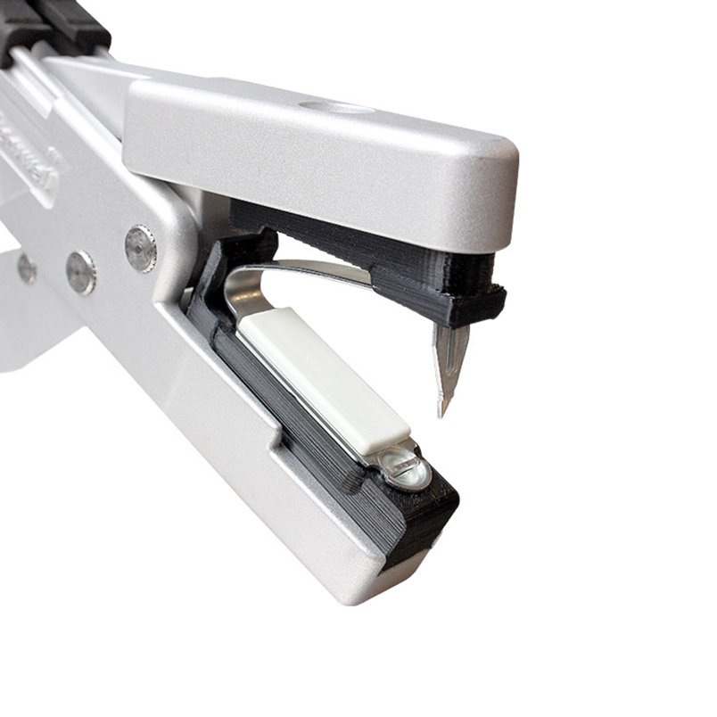 Shearwell MET tag applicator jaw, close up