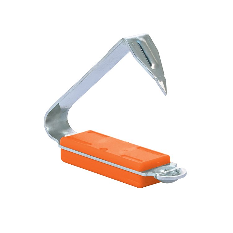 Shearwell NLIS MET stainless steel cattle tag, Orange (post-breeder)